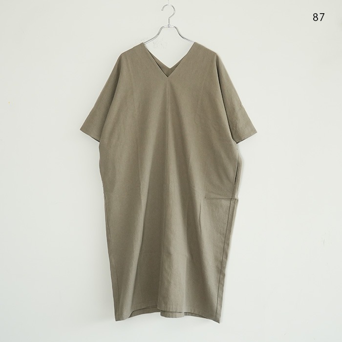 e253t113) / evam eva (エヴァムエヴァ) / cotton one-piece(コットン