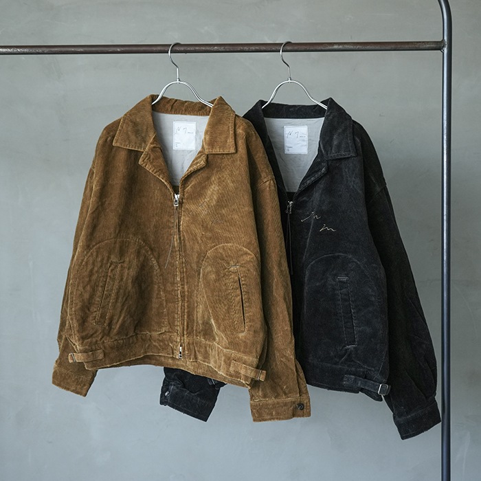 anc-jk65) / ANCELLM (アンセルム) / CORDUROY ZIPUP JACKET