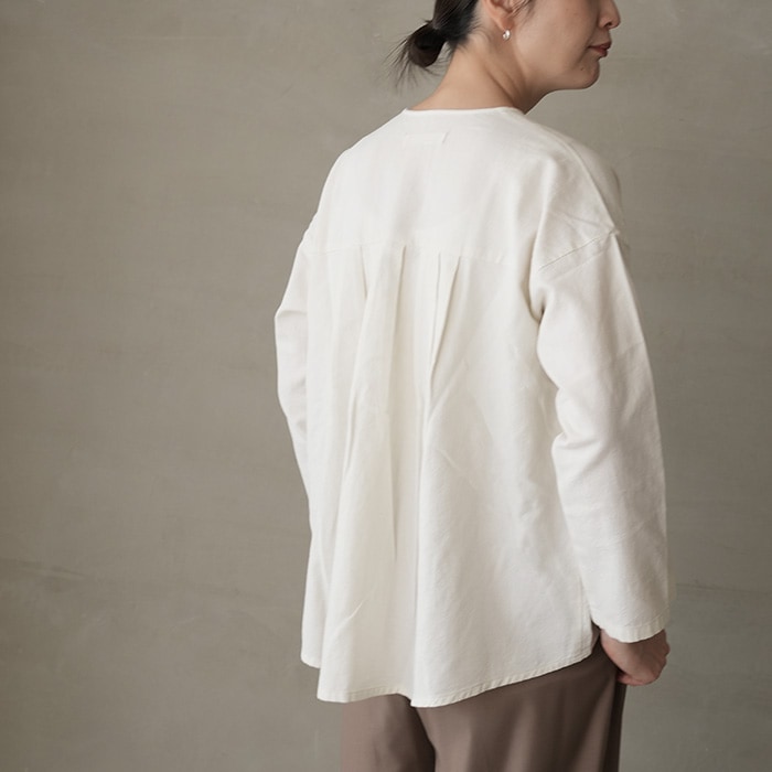 e253t164) / evam eva (エヴァムエヴァ) / cotton wool no collar