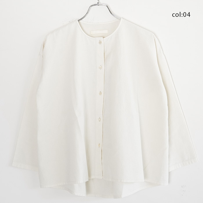 e253t164) / evam eva (エヴァムエヴァ) / cotton wool no collar
