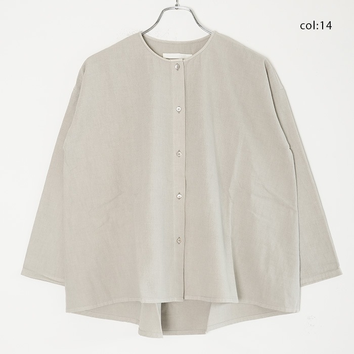 e253t164) / evam eva (エヴァムエヴァ) / cotton wool no collar 