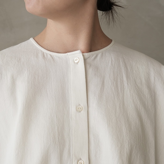 e253t164) / evam eva (エヴァムエヴァ) / cotton wool no collar