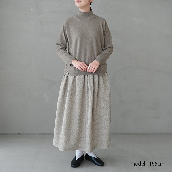 ○(e253t223) / evam eva (エヴァムエヴァ) / wool skirt(ウール