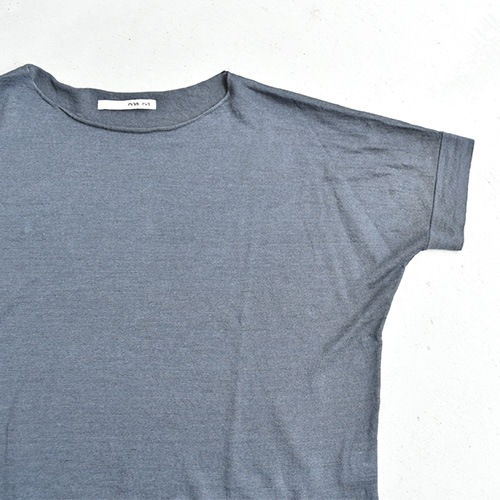 e201k167) / evam eva(エヴァムエヴァ) / linen silk pullover