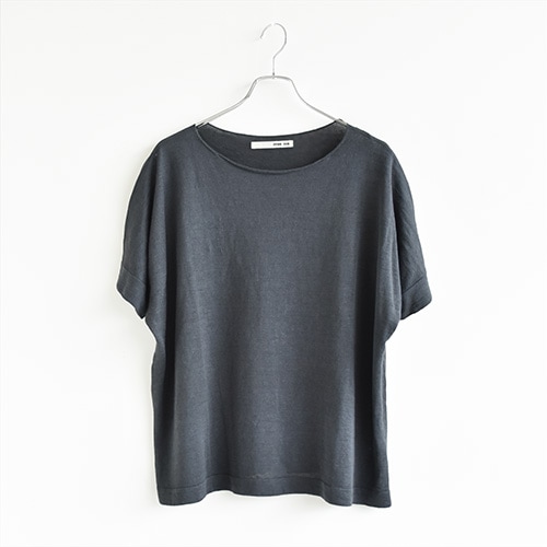 e201k167) / evam eva(エヴァムエヴァ) / linen silk pullover