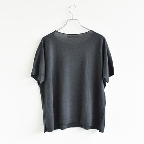e201k167) / evam eva(エヴァムエヴァ) / linen silk pullover