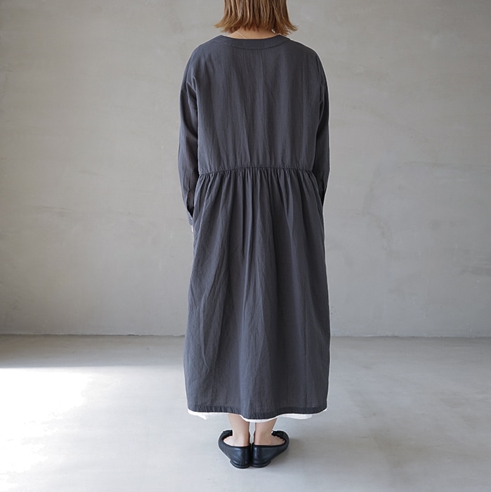 24SS evam eva エヴァムエヴァ コットンローブ ワンピース e221t077) / evam eva(エヴァムエヴァ) / cotton one piece