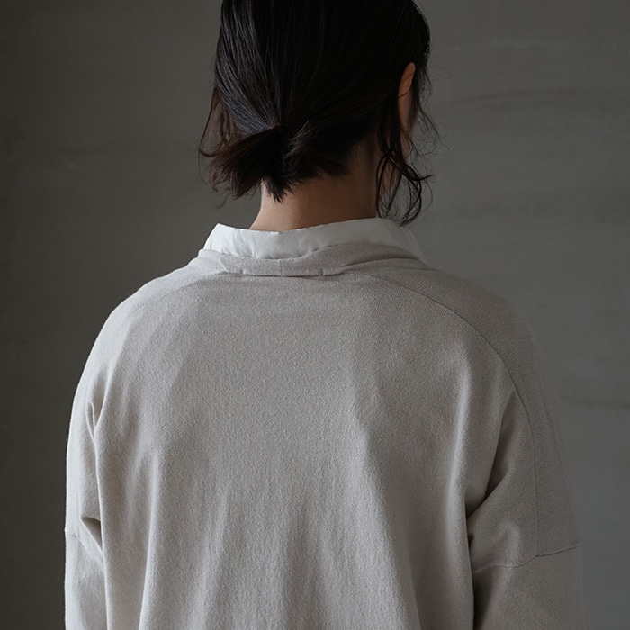 ▽(e231k056) / evam eva (エヴァムエヴァ) / cotton ramie robe