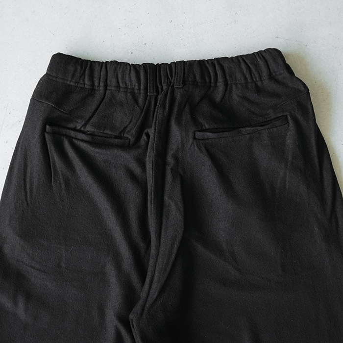 即完売 25aw 新品ANCELLM WOOL GATHER SLACKS 1 WOOL GATHERS SLACKS(BLACK) – ANCELLM