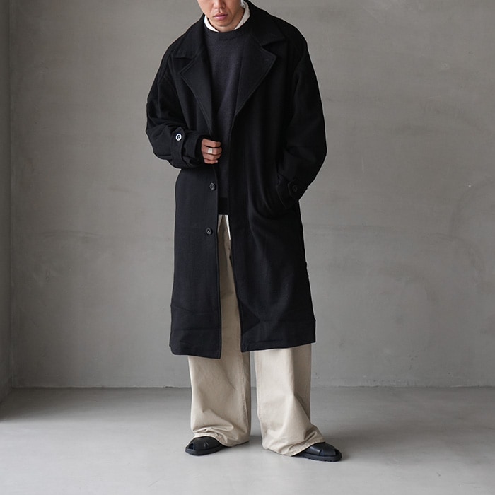 ARTS&SCIENCE　Balmacaan 2　バルマカーンコート　ブラック Balmacaan 2 – ARTS&SCIENCE ONLINE SELLER