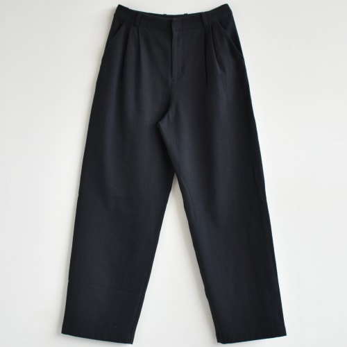 e201t042) / evam eva(エヴァムエヴァ) / cotton tuck wide PT