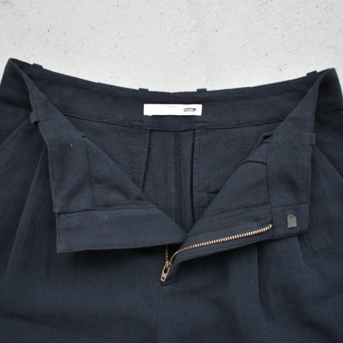 evam evaの綿ナロータックパンツ e201t042) / evam eva(エヴァムエヴァ) / cotton tuck wide PT