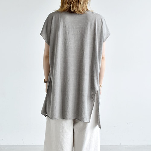 evam eva linen poncho(リネンポンチョ) sumi evam eva エヴァムエヴァ リネンシルクポンチョ linen silk
