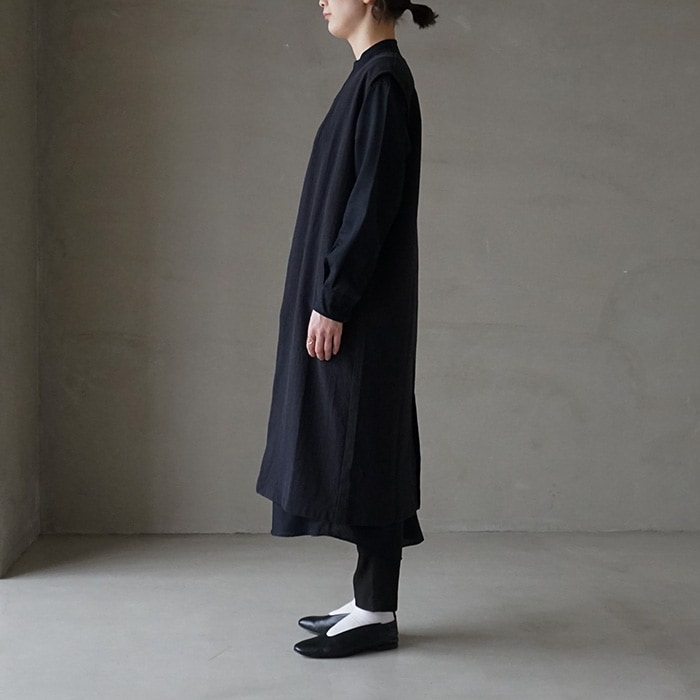 e231t067) / evam eva (エヴァムエヴァ) / cotton linen vest