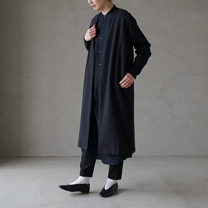 e231t067) / evam eva (エヴァムエヴァ) / cotton linen vest