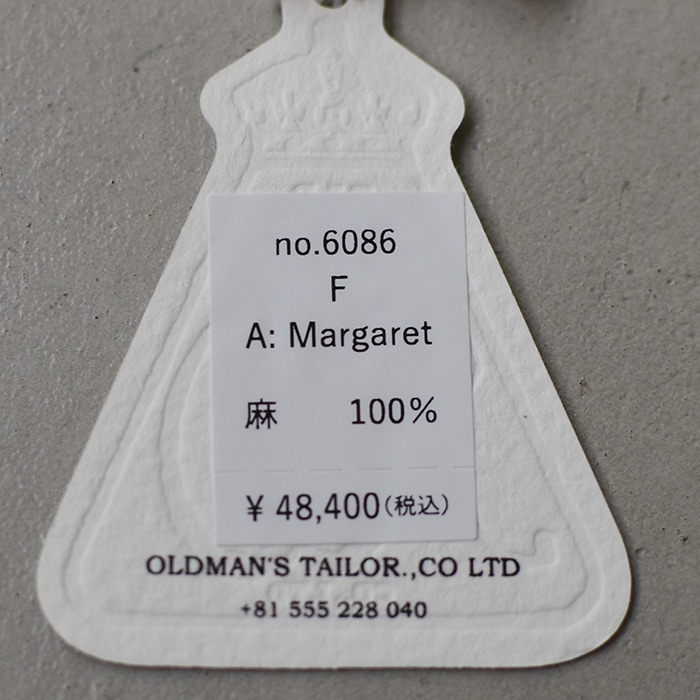 OLD MAN'S TAILOR 麻(リネン)生地 Fサイズ OLD MAN'S TAILOR 麻(リネン)生地 Fサイズ - メルカリ