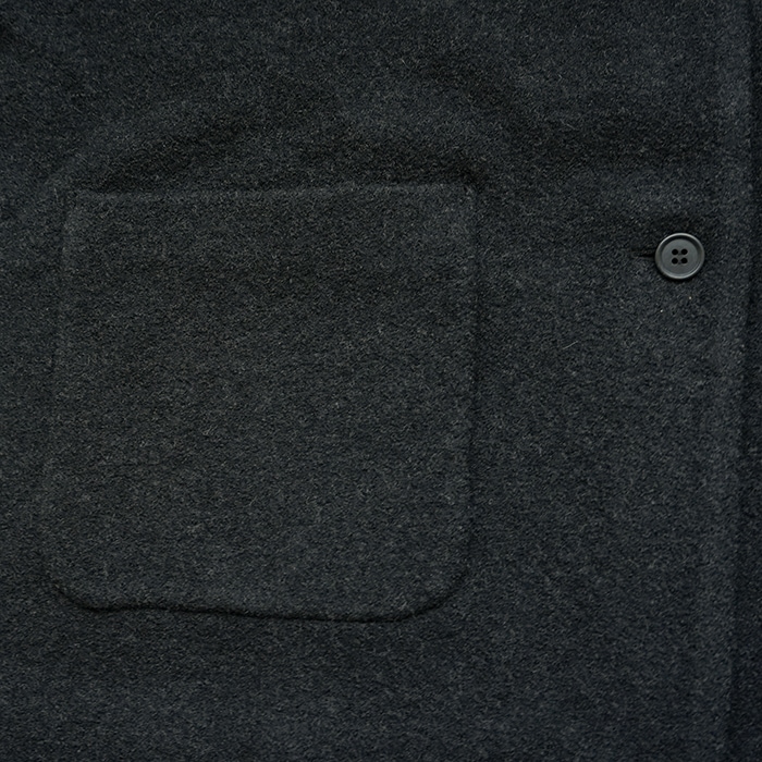 ○（e243k091) / evam eva(エヴァムエヴァ) /press wool no collar