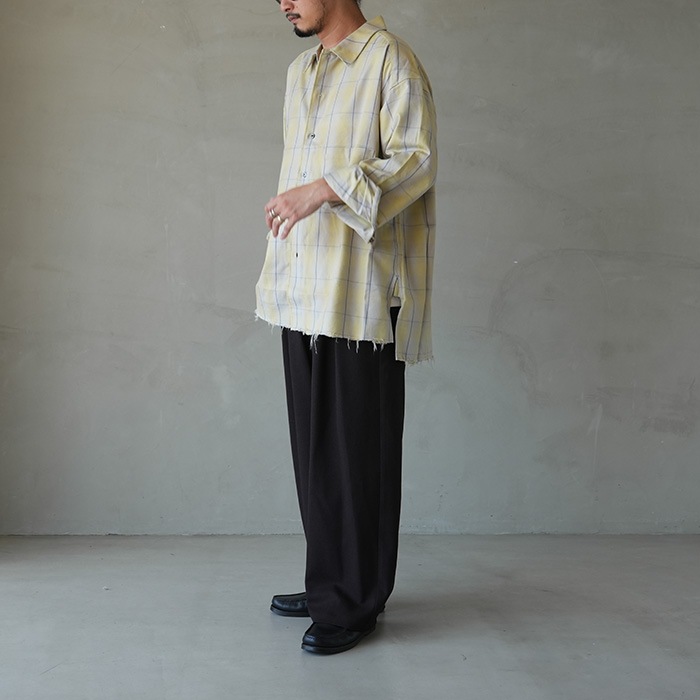 anc-sh65-a) / ANCELLM (アンセルム) / C/R CHECK SHIRT（コットン