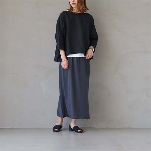 レディース 美品evam eva wrap skirt コットンニット ラップスカート