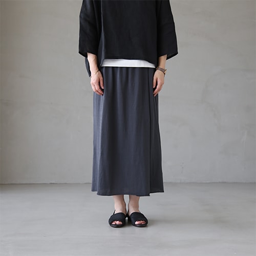 e211k116) / evam eva(エヴァムエヴァ) /wrap skirt (ラップスカート