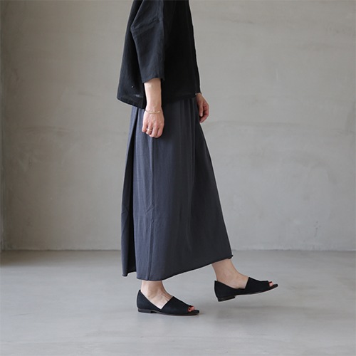 e211k116) / evam eva(エヴァムエヴァ) /wrap skirt (ラップスカート
