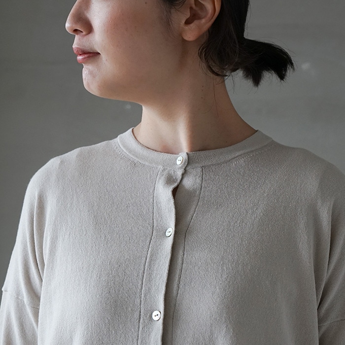 【美品】evam eva　エヴァムエヴァ　ロービングコットンカーディガン　M　墨 美品】evam eva エヴァムエヴァ ロービングコットンカーディガン M 墨