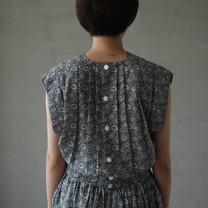 Sash Blouse | LJ X CL Printed Silk main image 1