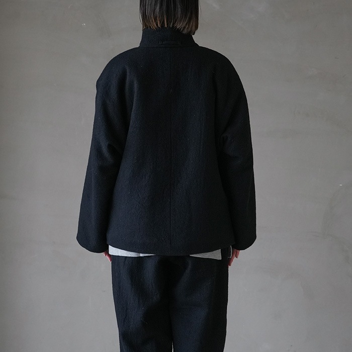 30%OFF】(13413113) Vlas Blomme (ヴラスブラム) /縮絨ウール 裏ボア付