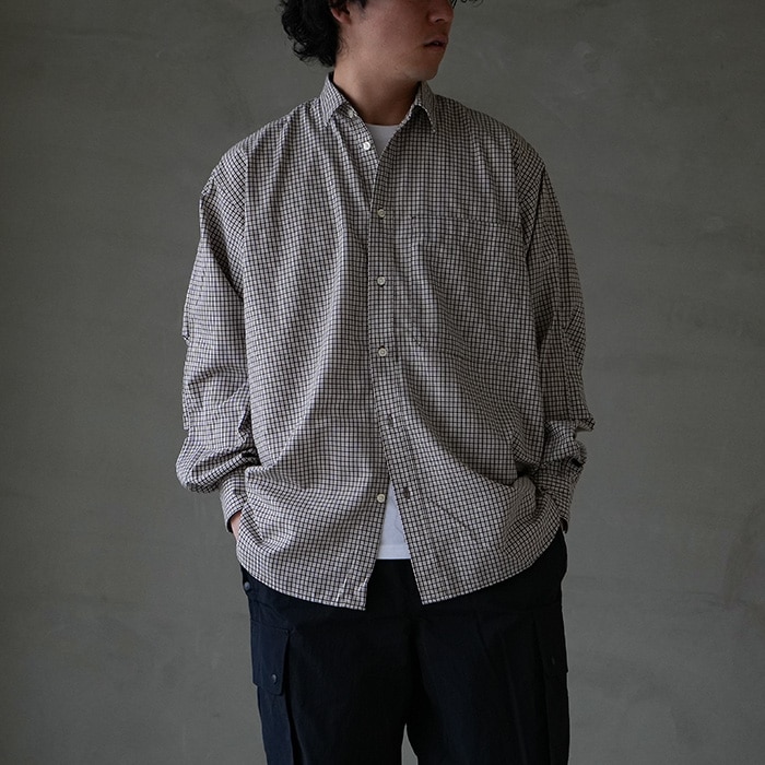 TELOPLAN レイヤードシャツ DAIWA PIER39 (ダイワピア39) TECH REGULAR COLLAR SHIRTS L/S