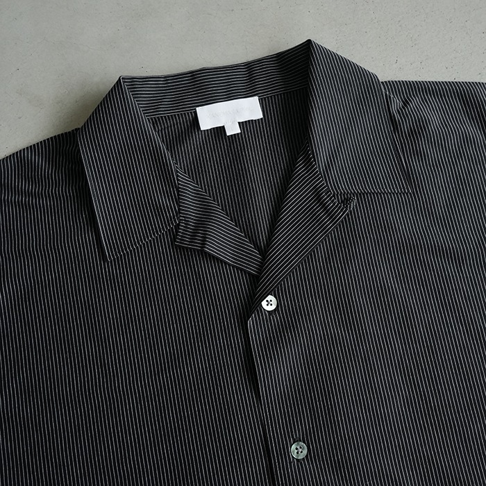 km26s-023）/ KANEMASA(カネマサ) / 46G Stripe Delta Shirt(46G