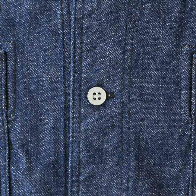 81-8073-81) / orslow(オアスロウ) / 別注NO COLLAR SHIRT DENIM