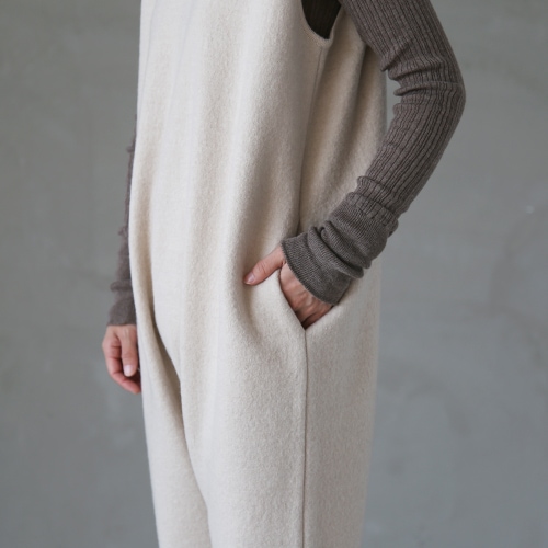 【未使用】オールドマンズテーラー　圧縮ニットサロペット　サイズF 未使用】オールドマンズテーラー 圧縮ニットサロペット サイズF