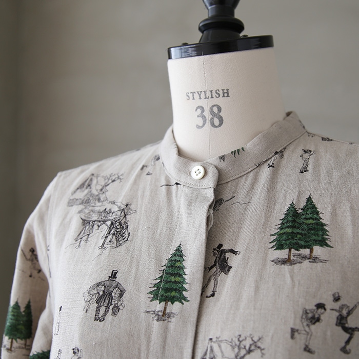 マニー　many　エプロン　カントリー柄　綿　レア　レトロ マニー many エプロン カントリー柄 綿 レア レトロ