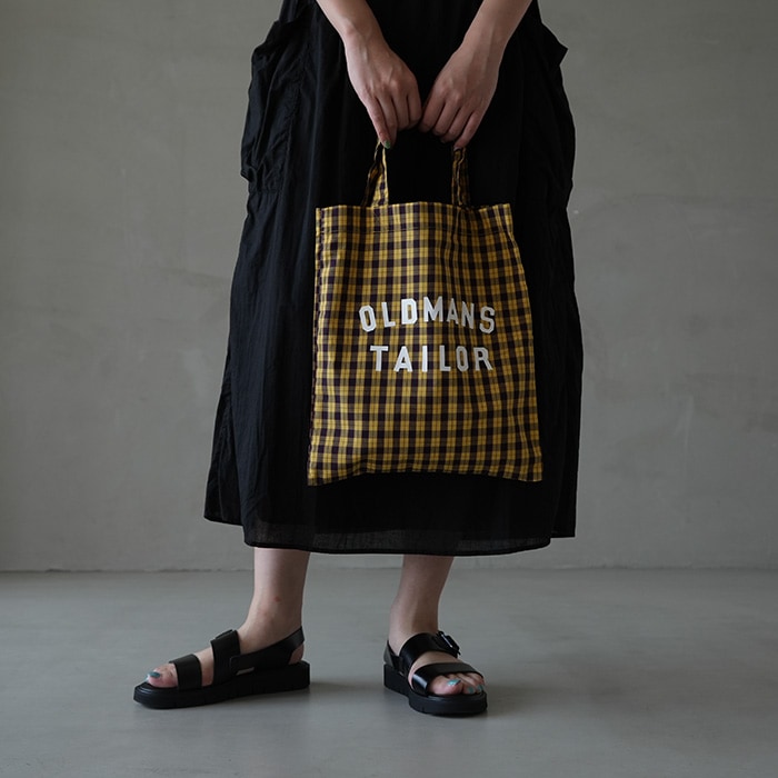 OLDMANSTAILOR☆今期新品未使用OMTプリントレザーミニトートバッグ OLDMAN'S TAILOR OMTプリントレザーミニトートバッグ [m1350