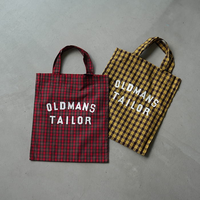 OLDMANSTAILOR☆今期新品未使用OMTプリントレザーミニトートバッグ OLDMANSTAILOR☆今期新品未使用OMTプリントレザーミニトート