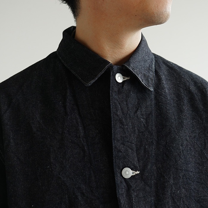 blurhms ブラームス デニム カバーオール　黒 blurhms ROOTSTOCK/ブラームス ルーツストック】Light oz Denim Coverall