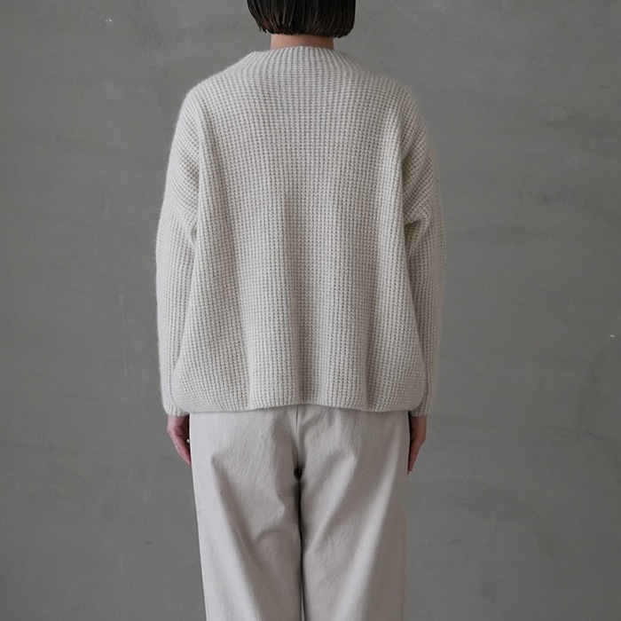 e233k177）/ evam eva(エヴァムエヴァ) /wool fox pullover(ウール