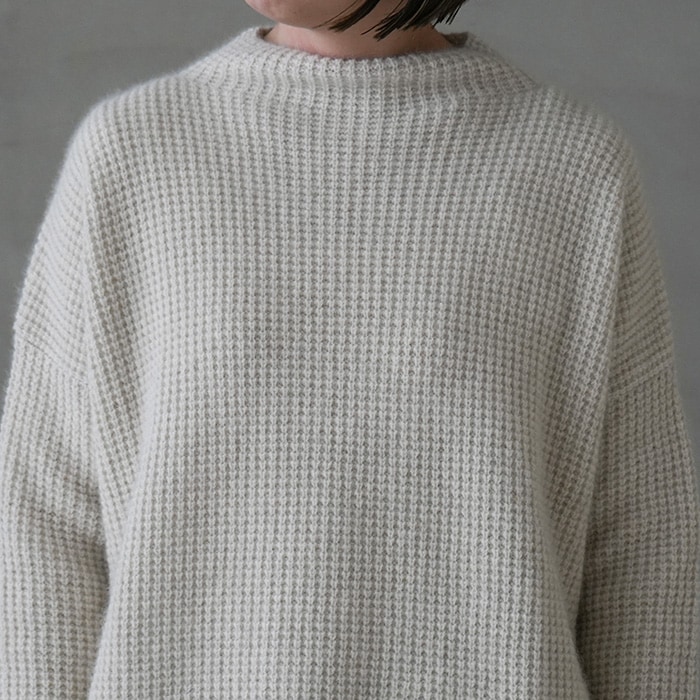 e233k177）/ evam eva(エヴァムエヴァ) /wool fox pullover(ウール