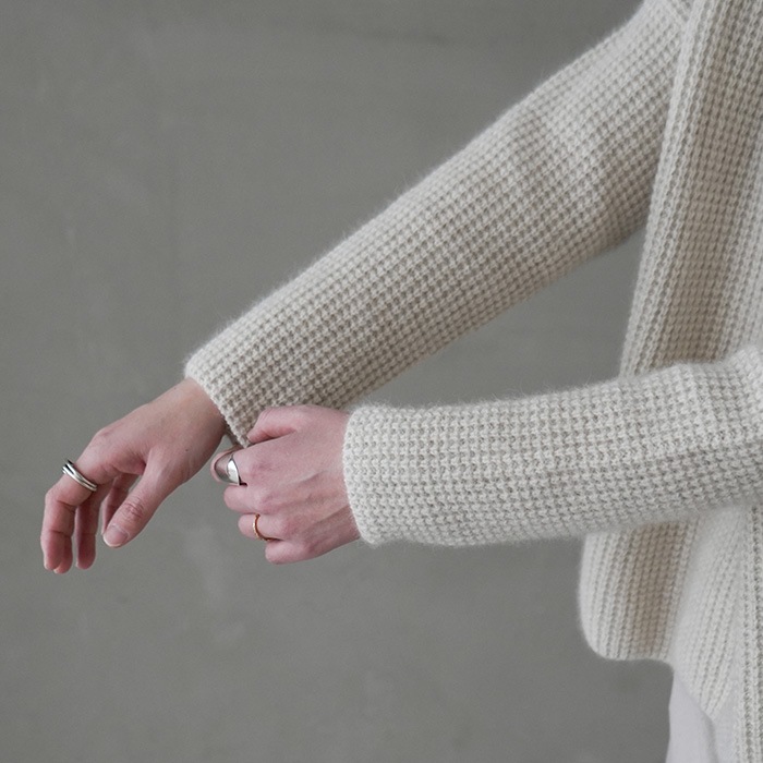 e233k177）/ evam eva(エヴァムエヴァ) /wool fox pullover(ウール