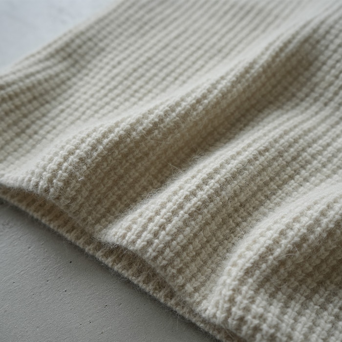 e233k177）/ evam eva(エヴァムエヴァ) /wool fox pullover(ウール