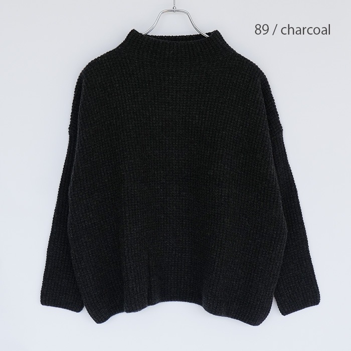 e233k177）/ evam eva(エヴァムエヴァ) /wool fox pullover(ウール