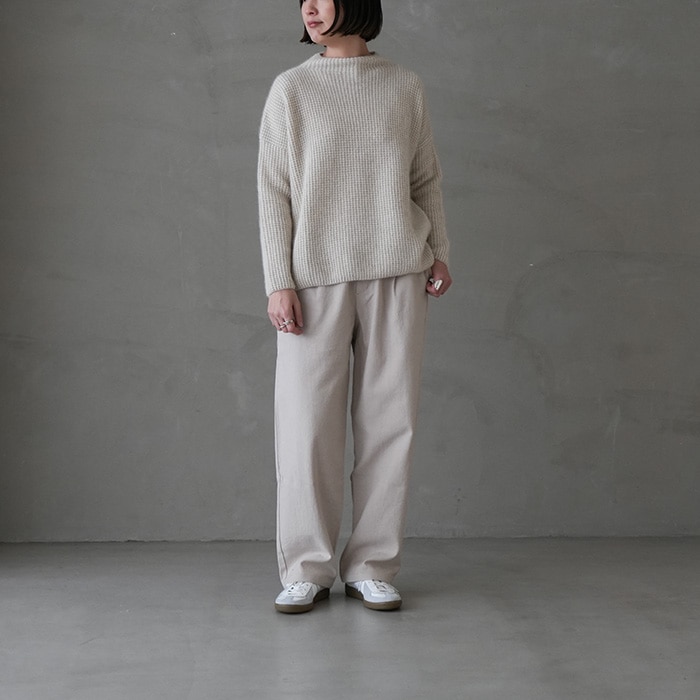 e233k177）/ evam eva(エヴァムエヴァ) /wool fox pullover