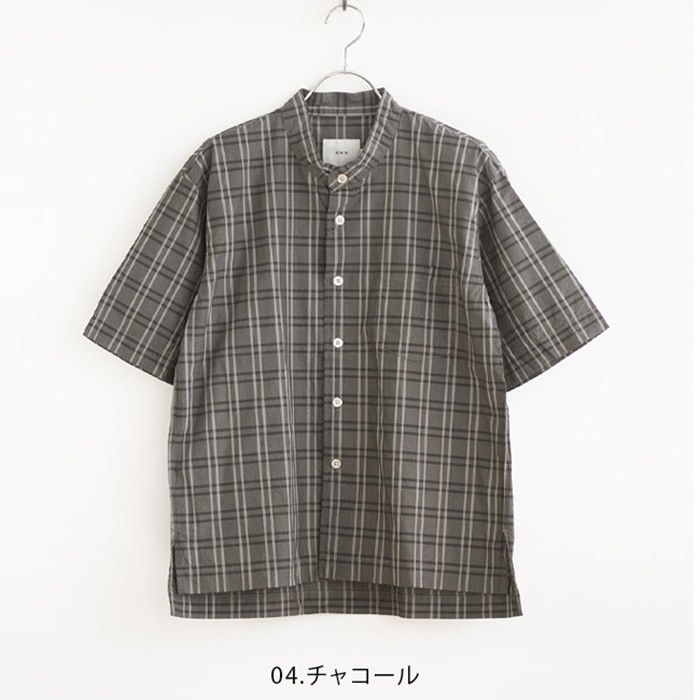 I am dork  AOYAMA別注スタンドカラーシャツ 美品 スタンドカラーシャツ（スクエアドット）