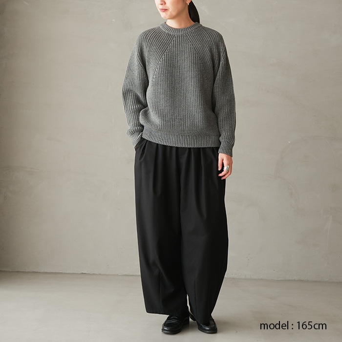 30%OFF】(bn-25fl-030)/ BATONER(バトナー) / SIGNATURE CREW NECK