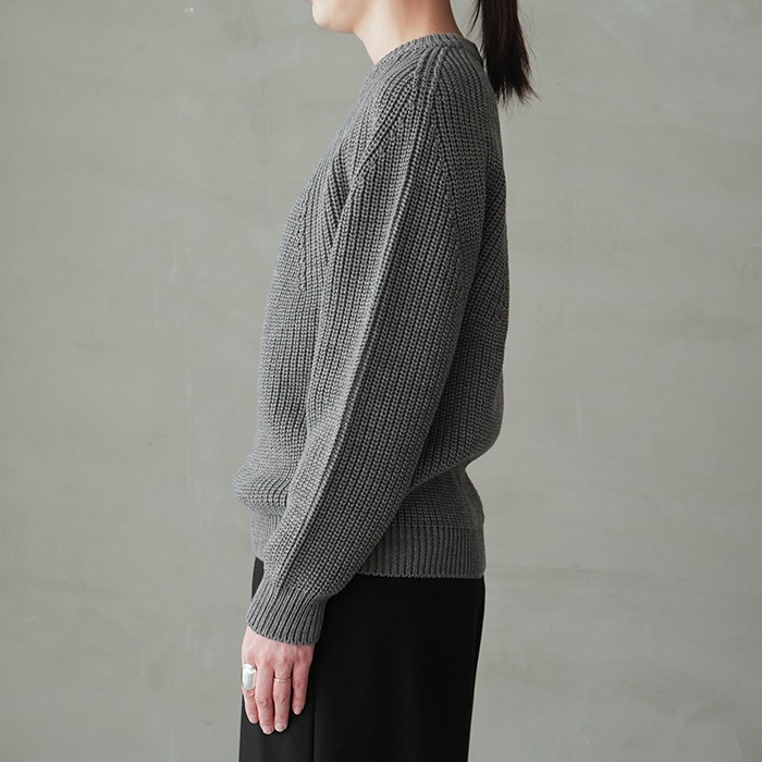 20%OFF】(bn-25fl-030)/ BATONER(バトナー) / SIGNATURE CREW NECK