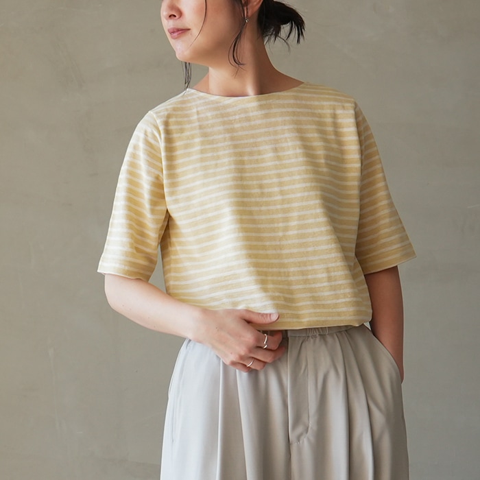 40%OFF】(bn-25sl-035)/ BATONER(バトナー) / HIGH TWIST HENP BASQUE