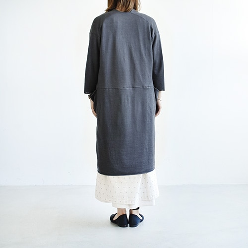 evam eva リネンローブ ベージュ evam eva｜linen robe vest｜ladies',outer