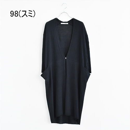 e201k169) / evam eva(エヴァムエヴァ) / linen silk robe