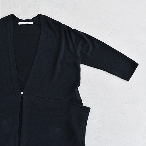 evam eva エヴァムエヴァ　リネンローブ evam eva / cotton linen robe | エヴァムエヴァのコットン