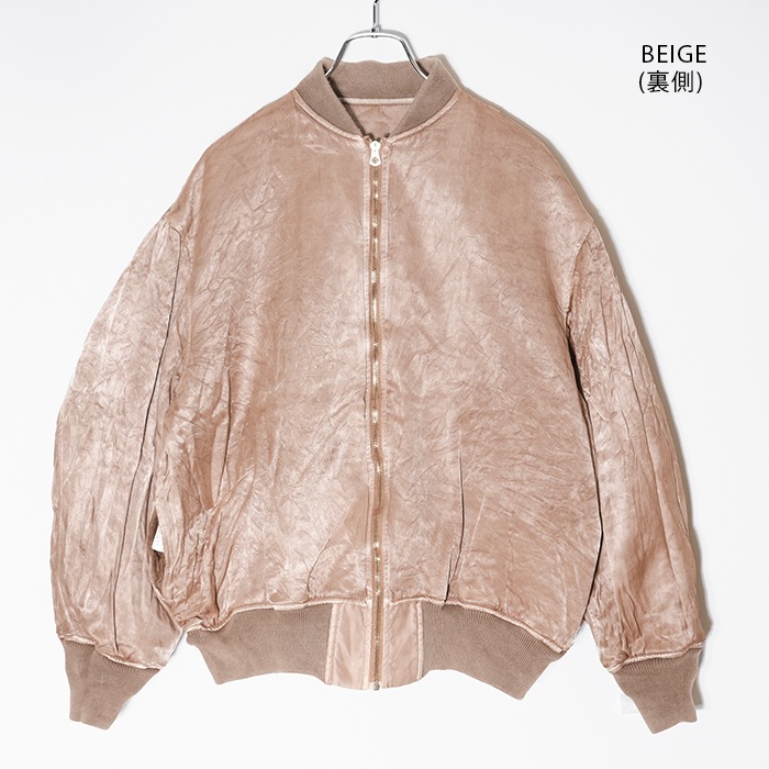 innat08-j01) /INNAT(インアット) /HAND-DYED BOMBER JACKET